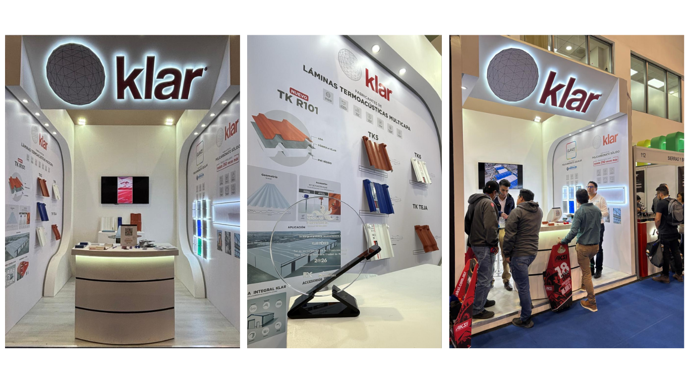 láminas termoacústicas klar en Expo Ferretera